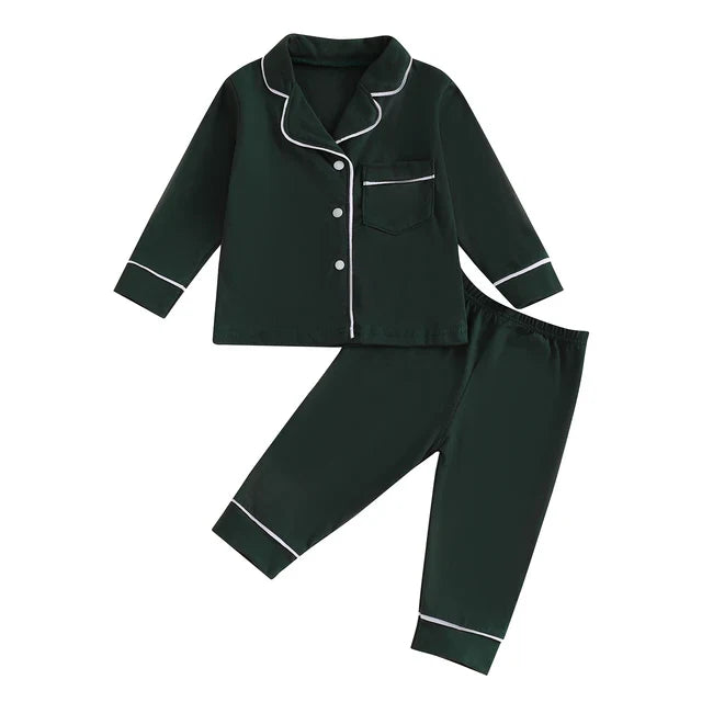 Forrest Green Trim Jammies RTS