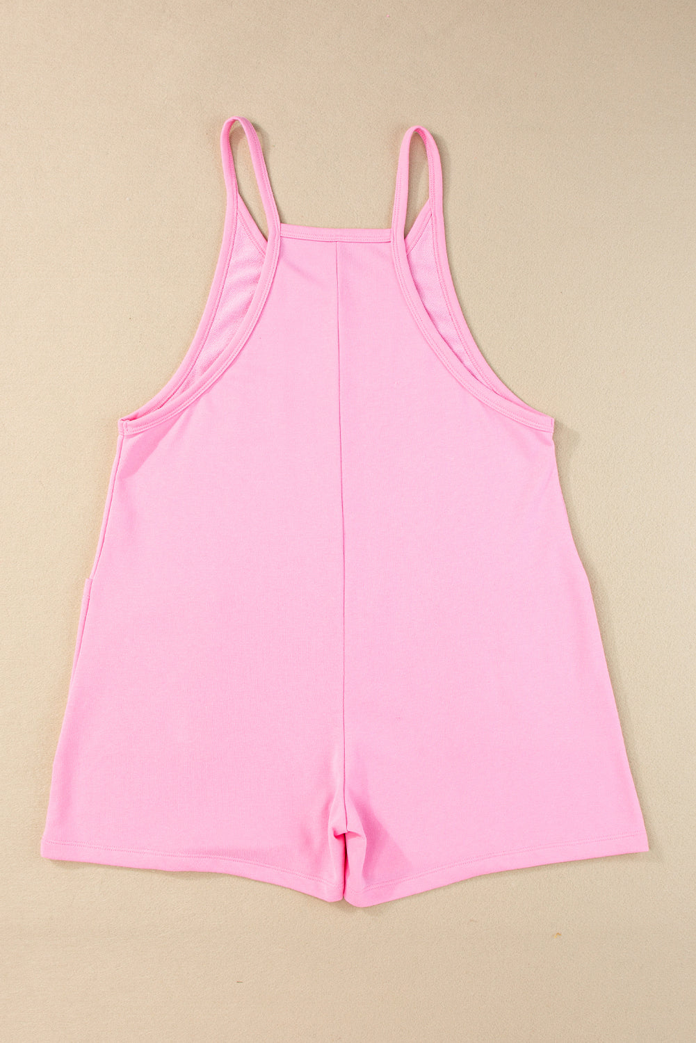 Pink V Neck Romper RTS