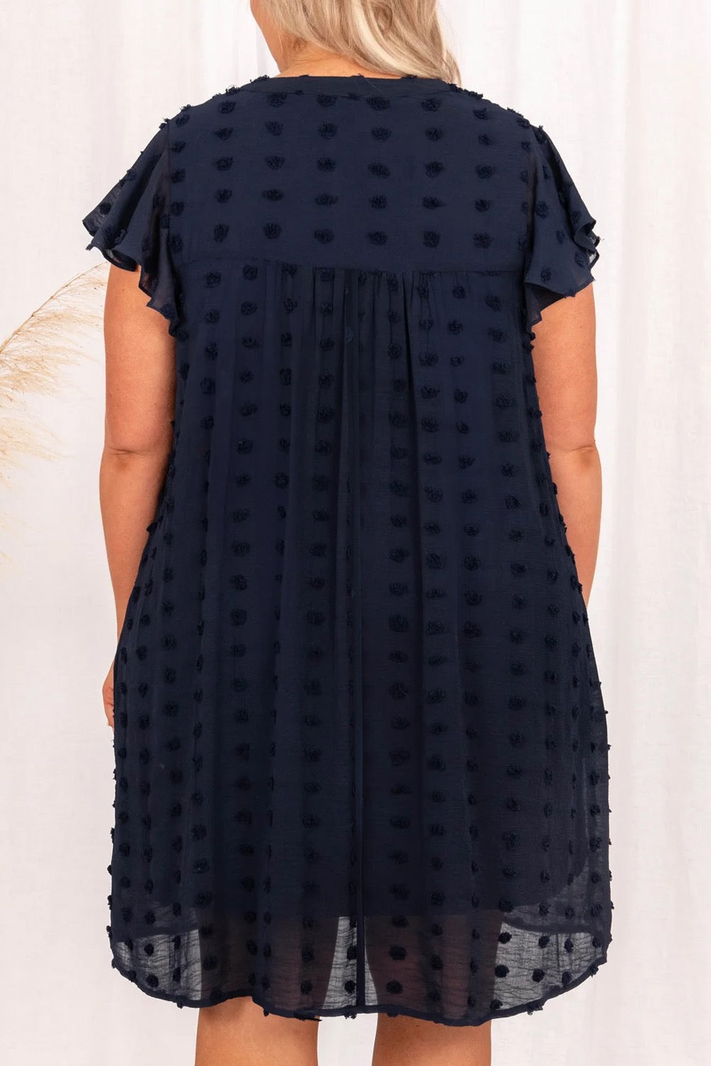 Navy Plus Size Dress RTS