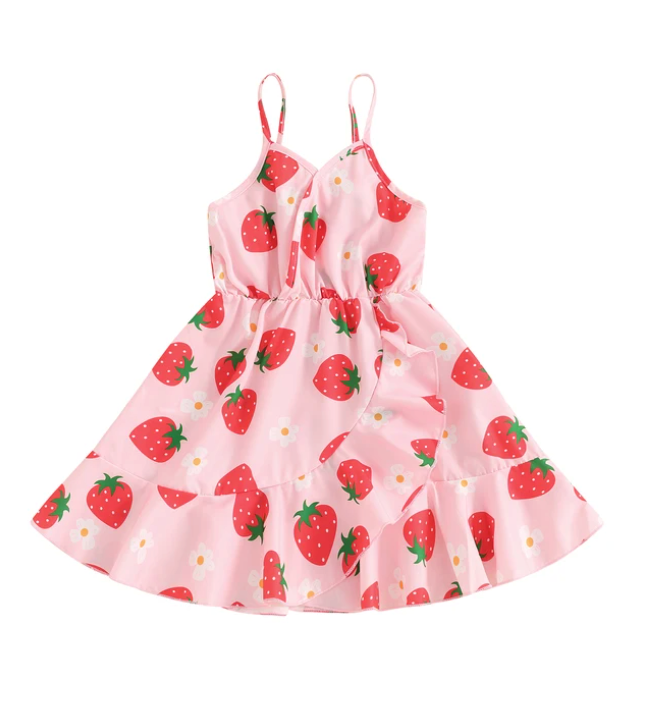 Pink Strawberry Dress RTS